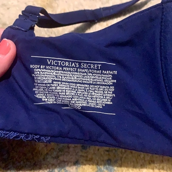 ⭐️Victoria’s Secret,34DDD (F), Rich Blue, Body by Victoria’s Secret, EUC, Wow! - Picture 7 of 7